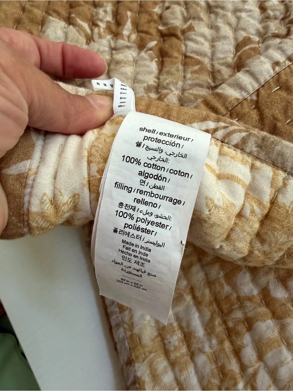 Pottery Barn Juliette Toile Reversible Pick Stitch Quilt